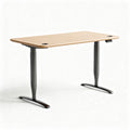 Electric standing desk 120 x 60 x 75cm with wood surface and adjustable height